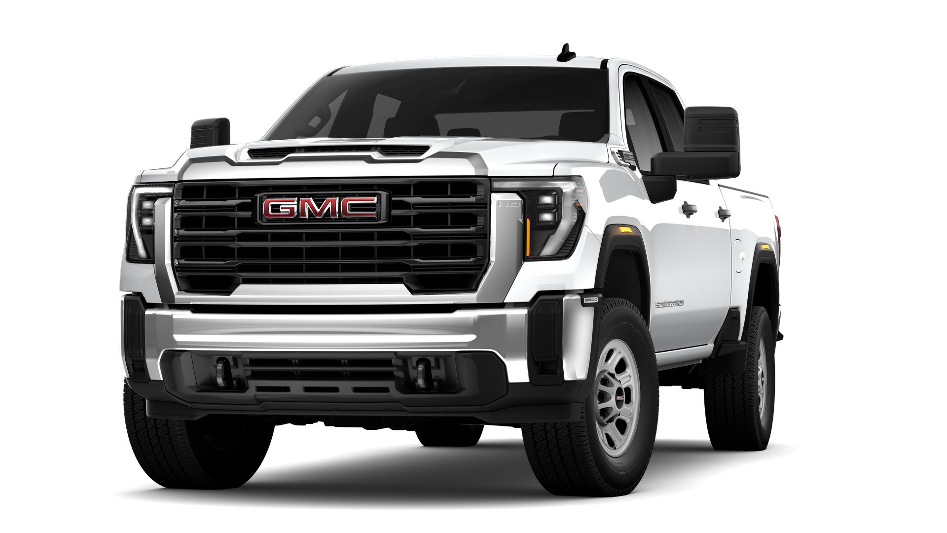 GMC Sierra 3500HD Pro, cabine multiplace, caisse standard, roues simples 2024