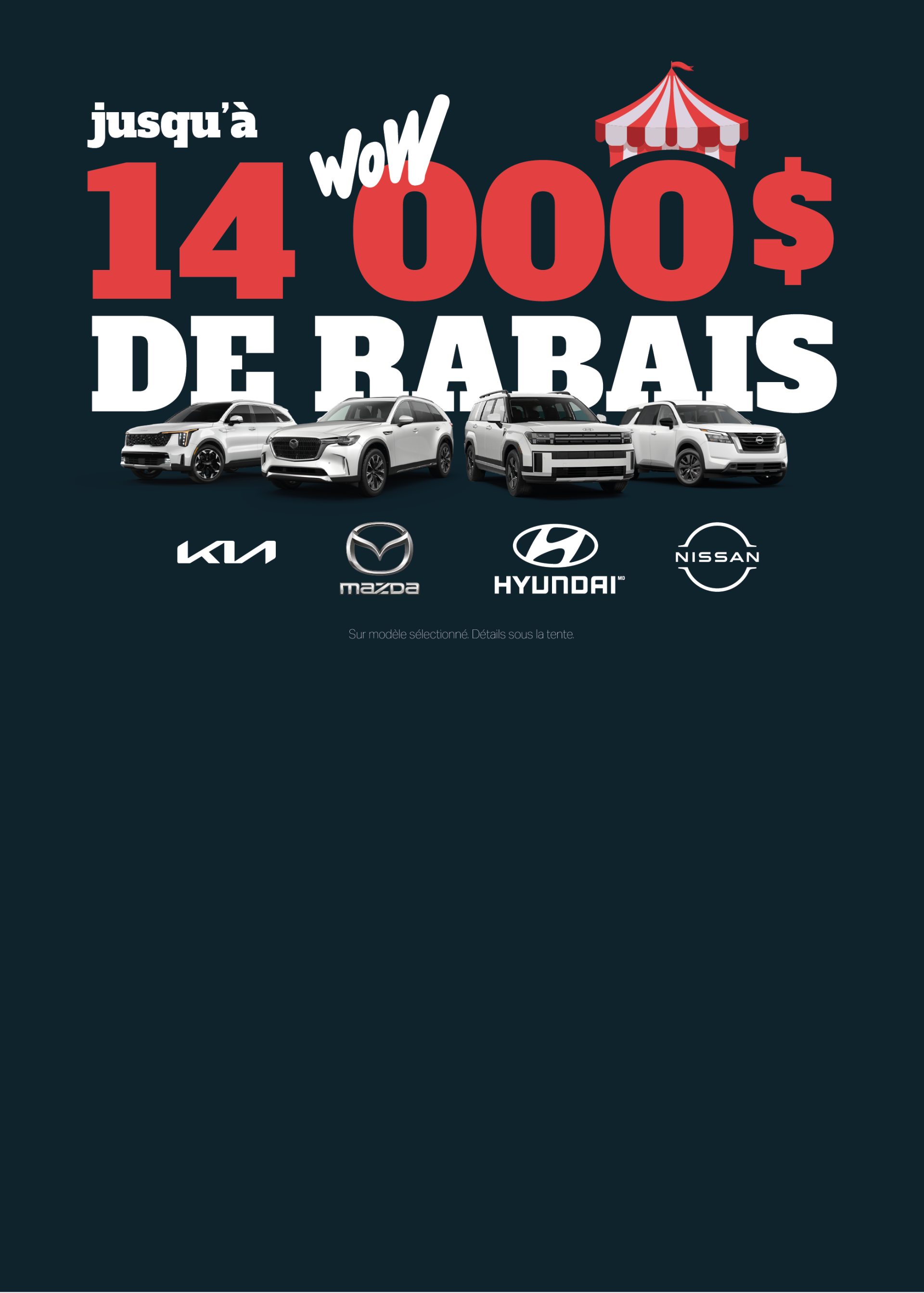Hyundai Vente sous la tente