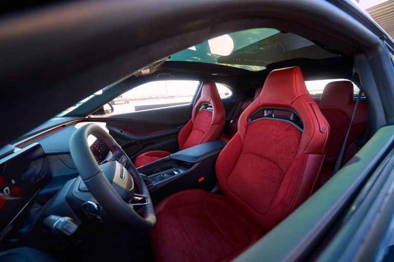 Dodge Charger Daytona Scat Pack with Demonic Red seats.